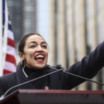 Rep. Alexandria Ocasio-Cortez (D-N.Y) at the Women’s March